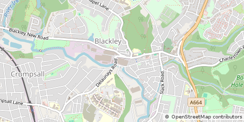 Map of Manchester