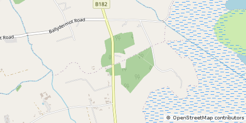 Map of Castledawson, Co Derry