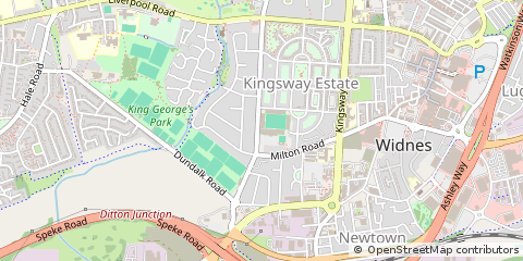 Map of Widnes
