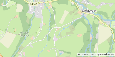 Map of NEW Quay, Ceredigion
