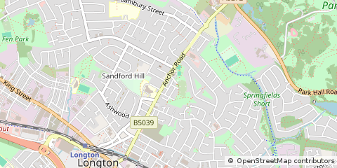 Map of Stoke on Trent