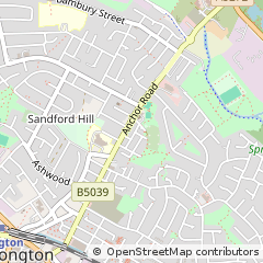 Map of Stoke on Trent