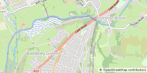 Map of Stoke-on-Trent