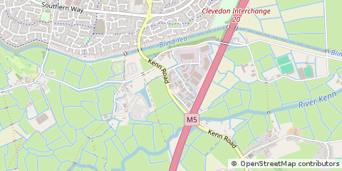 Map of Clevedon, Bristol