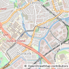 Map of Nottingham, Nottinghamshire