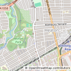 Map of Newcastle Upon Tyne