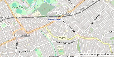 Map of Bournemouth