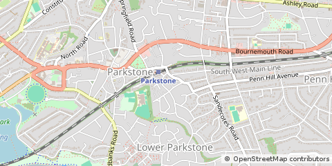 Map of Poole, Dorset