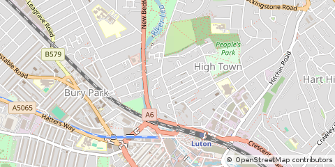 Map of Luton