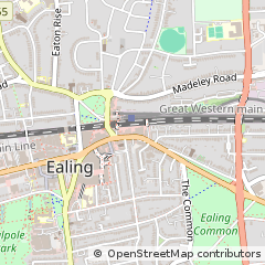 Map of Ealing, London
