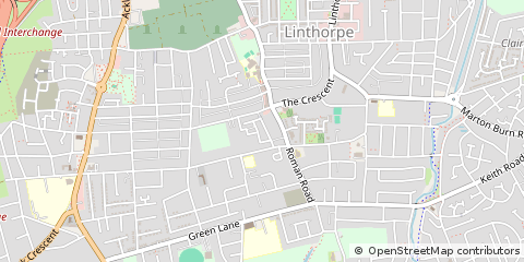 Map of Middlesbrough, Cleveland