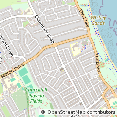 Map of Whitley BAY, Tyne and Wear