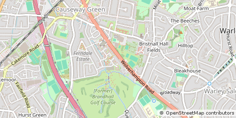 Map of Oldbury, West Midlands