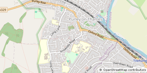 Map of Reading, Berkshire