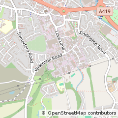 Map of Cirencester