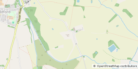 Map of Aldford, Cheshire