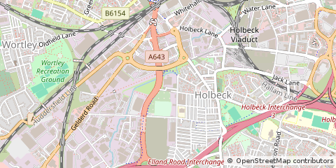 Map of Leeds