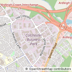 Map of Colchester, Essex
