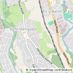 Map of Hengoed