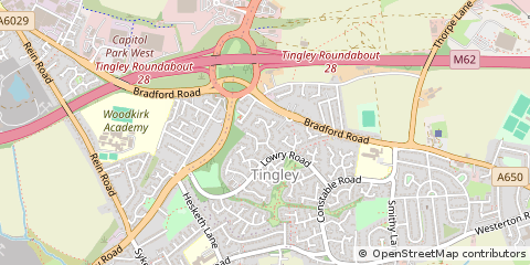 Map of Wakefield
