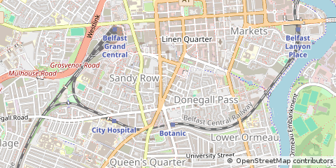 Map of Belfast