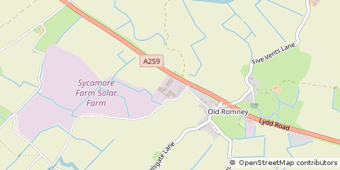 Map of Romney Marsh