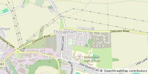 Map of Sheffield, SheffieldSouth Yorkshire