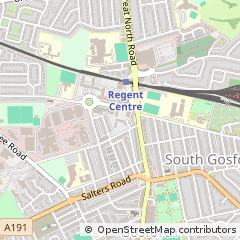 Map of Gosforth, Newcastle Upon Tyne