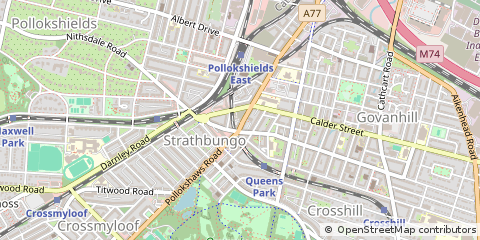Map of Glasgow