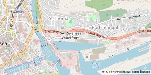 Map of Swansea