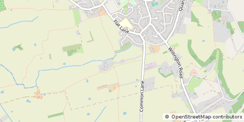 Map of Tarporley, Cheshire