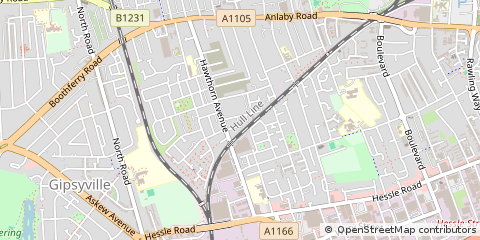 Map of Hull