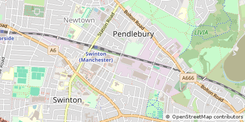 Map of Manchester