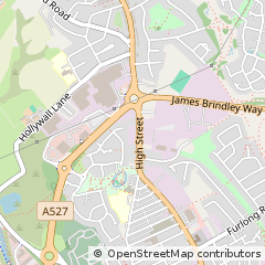Map of Stoke-on-Trent, Staffordshire