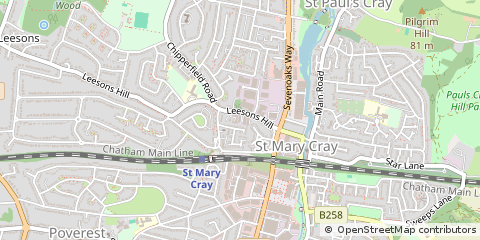 Map of Orpington