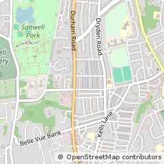 Map of Gateshead