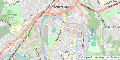 Map of Dewsbury