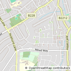 Map of Bromley, Kent