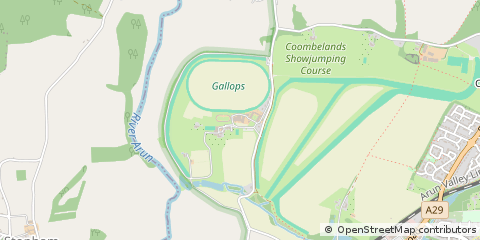 Map of Pulborough, West Sussex