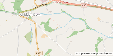 Map of Exeter, Devon
