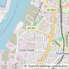 Map of South Shields