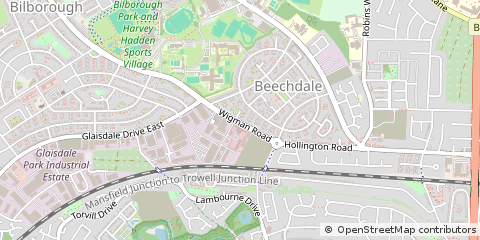 Map of Nottingham
