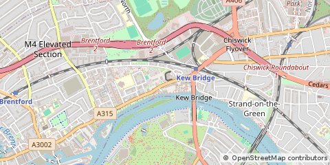 Map of Brentford, London