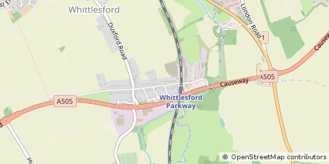 Map of Whittlesford, Cambs