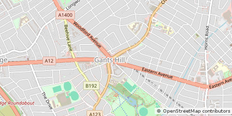Map of Ilford