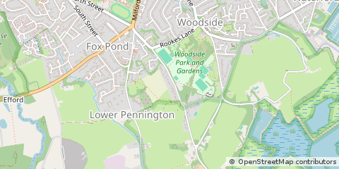 Map of Lymington, Hampshire