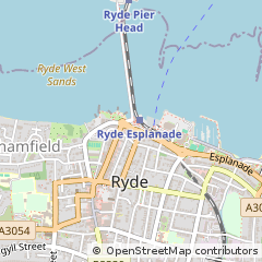 Map of Ryde, Hampshire