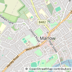 Map of Marlow, Buckinghamshire