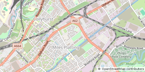 Map of Manchester