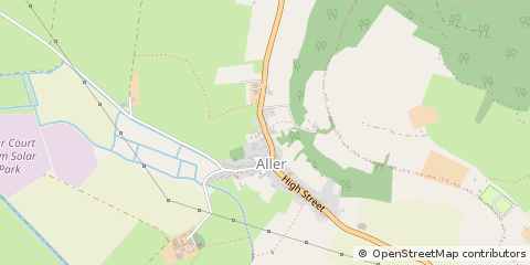 Map of Langport, Somerset